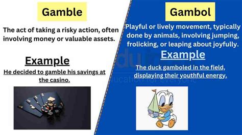 homophone of gamble